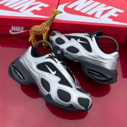 Nike Air Zoom Silver & Black Futuristic Sneakers