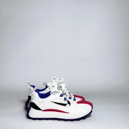 Nike Air Zoom Pegasus Trail Sneakers – White/Red/Blue