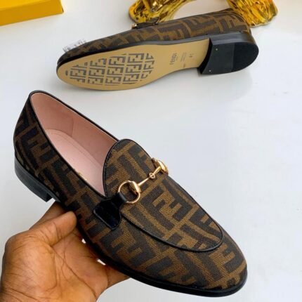 Fendi FF Monogram Loafers